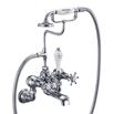 Burlington Birkenhead Wall Mounted Bath Shower Mixer with S Adjuster
